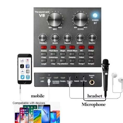 Jual Sound Card V Bluetooth Live Streaming Broadcast Audio Di Seller