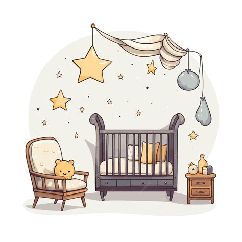 Premium Vector Hand Drawn Nursery Cartoon Vector Illustration Clipart White Background