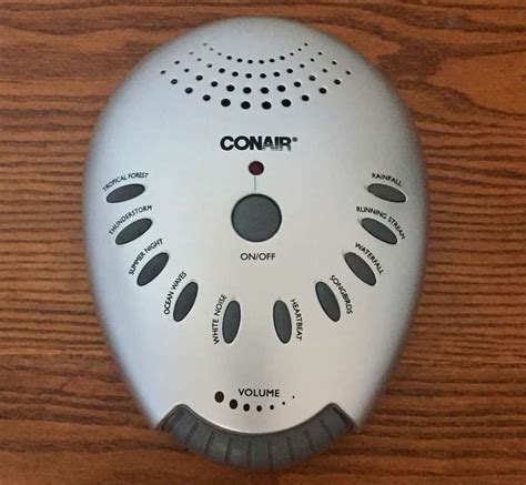 Conair Sound Therapy Sound Machine Review Sleepopolis