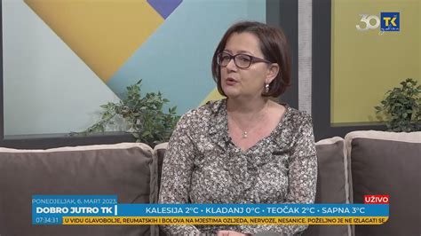 DOBRO JUTRO TK Amela Fočić predsjednica Mreže aktivnog starenja Tuzla