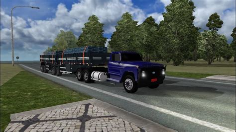 Ford F14000 Puxando Carga Bitrem De Cimento Euro Truck Simulator 2