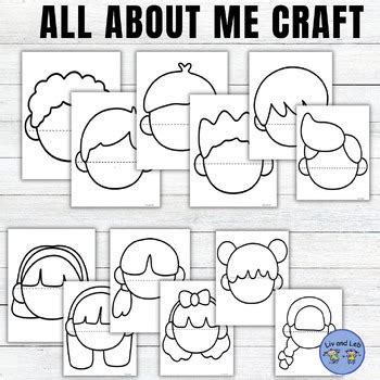 All About Me Craft Kid- Back to School Craft by Liv and Leb | TPT