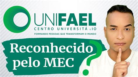 Os Cursos Da Unifael Ead S O Reconhecidos Pelo Mec Youtube