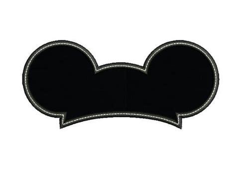 Mickey Mouse Ears Disney Embroidery Machine By Mymemorydesign