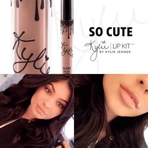 Burberrykylie On Instagram “kylie Wearing The So Cute Gloss From Her New Range Of Lip