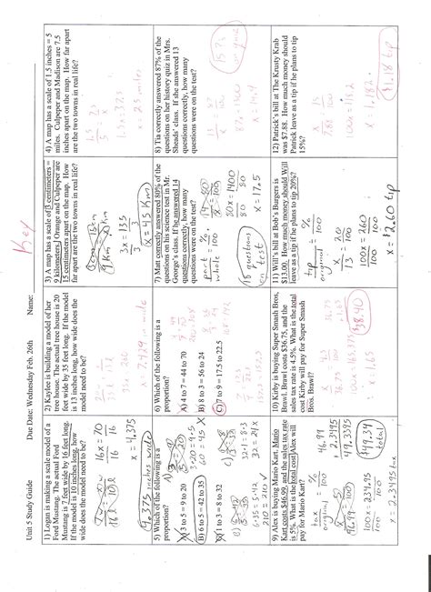 Math Springboard Course 2 Answers 7