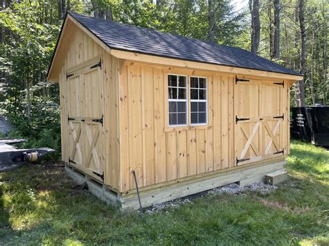 Custom Ordered Board And Batten Shed Delivered To Otis Mass Shed Man