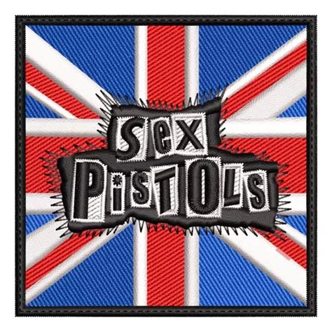 Parche Bordado Sex Pistols 12 7x11cm Metalero Rockero Meses sin interés