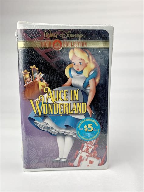 Mavin Walt Disney Masterpiece Alice In Wonderland VHS Brand New Sealed