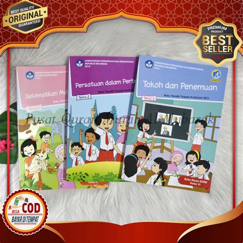 Jual Buku Pelajaran Kelas Sd Mi Tematik Terpadu Kurikulum