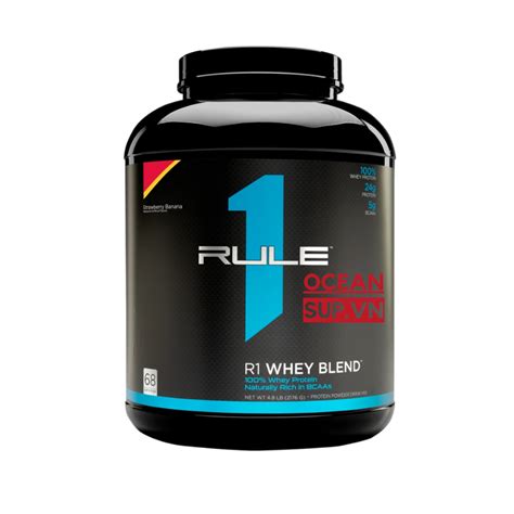 Rule 1 Blend Sữa Tăng Cơ Hydrolyzed Whey Isolate Whey Concentrate 5lbs 68 Lần Dùng Whey