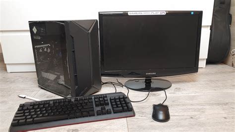 Zestaw Gaming Komputer Monitor Mysz I Klawiatura Pozna Og Oszenie