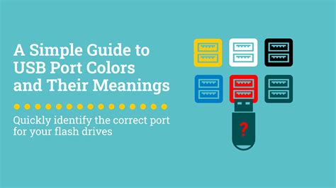 A Simple Guide To Usb Port Colors And Their Meanings