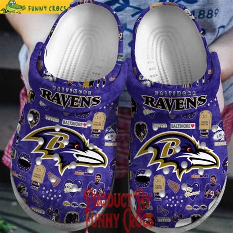 Baltimore Ravens Purple Crocs Slippers Discover Comfort And Style