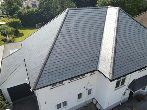 Natural slate roof completion photo | Slate roof, Roof, Roofing