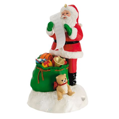 2023 Checking It Twice Hallmark Christmas Ornament - Hooked on Hallmark ...