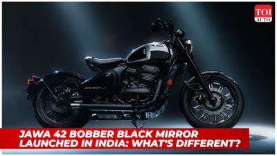 Jawa Bobber Jawa Bobber Black Mirror Launched At Rs Lakh