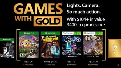 Games With Gold Revelados Os Games De Novembro Central Xbox