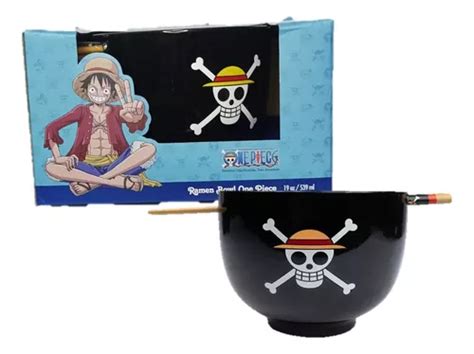 Tazon Para Ramen One Piece Luffy Palillos Original Ml Env O Gratis