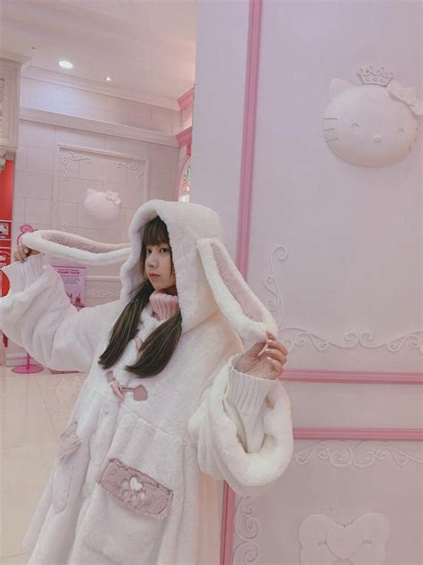 Fluffy Bunny Fleece Coat In 2021 Kawaii Fashion Outfits Kawaii