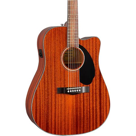 Fender CD 60SCE Dreadnought All Mahogany Acoustic Electric Guitar