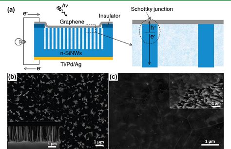 Figure 1 From Graphene Silicon Nanowire Schottky Junction For Enhanced Light Harvesting