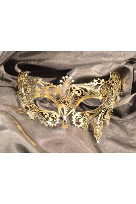Goldene Maske Venezia Accessoires Club Hot Fashion Odretto Highheels