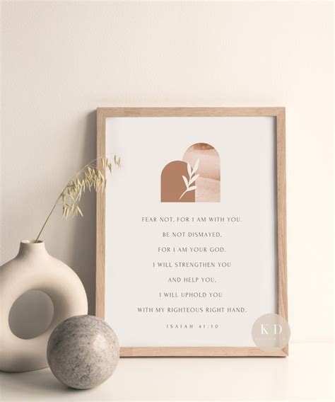 Art Collectibles Minimal Bible Verse Modern Bible Verse Print Modern