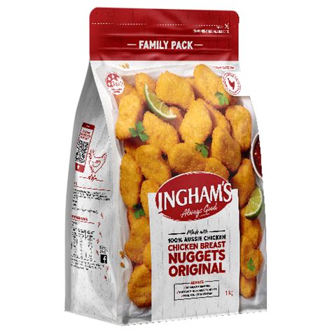 Premium Chicken Breast Nuggets Inghams Australia