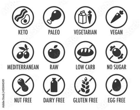 Vegan Vegetarian Gluten Free Symbols Andi Healthy