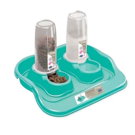 Kit Flex Gourmet Bebedouro Comedouro Para C Es E Gatos Ml