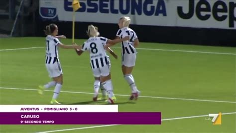 Juventus Pomigliano 3 0 Gol E Highlights Serie A Femminile