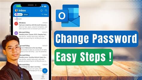 How To Change Outlook Password Youtube