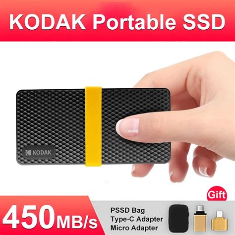 KODAK Disque Dur Externe SSD Portable Test Et Avis