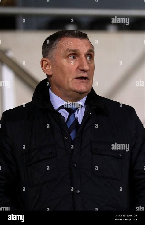 Blackburn Rovers manager Tony Mowbray Stock Photo - Alamy