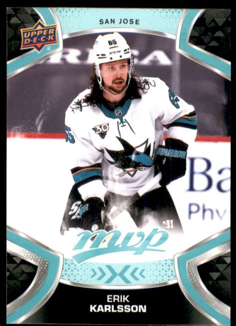 2021 22 Upper Deck MVP 65 Erik Karlsson NM MT