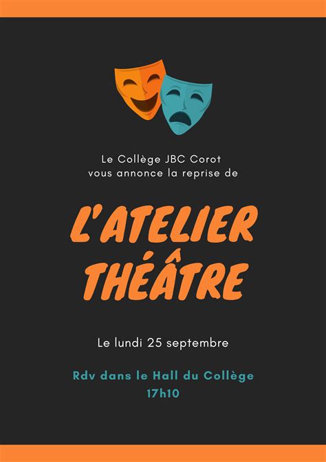 Reprise De Latelier Th Tre College Jbc Corot