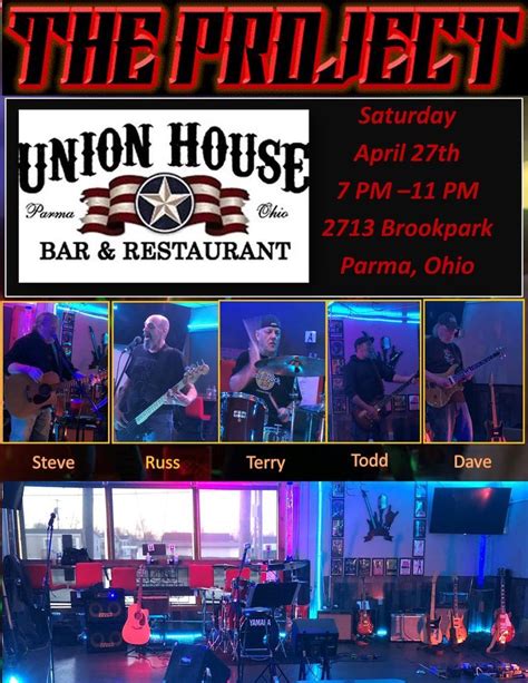 The Project Is Back At The Union House Union House Bar And Restaurant