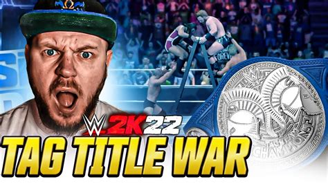 INSANE Tag Title Match MyGM Week 6 10 WWE 2K22 YouTube