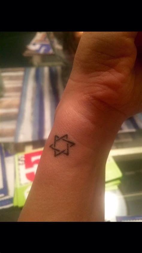 Small Star of David Jewish pride survivor tattoo | Star of david tattoo ...