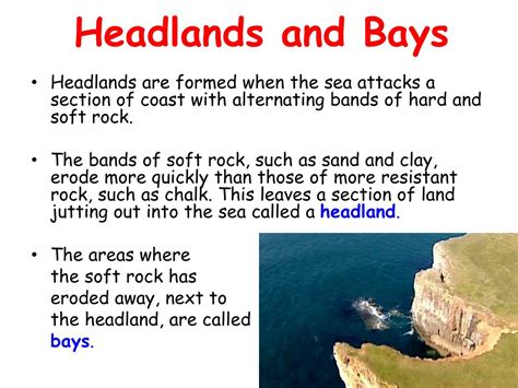PPT - What landforms are created by coastal erosion? PowerPoint