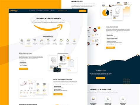 Inner page for Amazon Services by Serghei Grab for Absolute Web on Dribbble