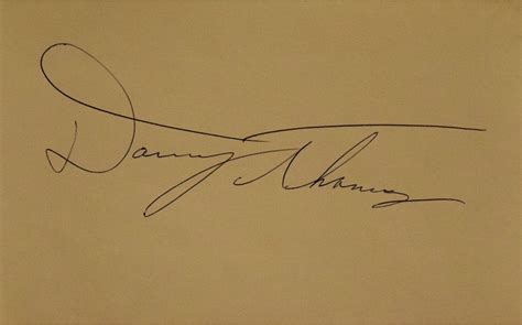 Danny Thomas 5 12 X 3 12 Signature Strip Autographcentral