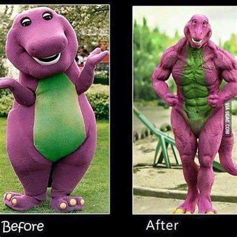 Barney S Transformation Truly Inspiring 9GAG