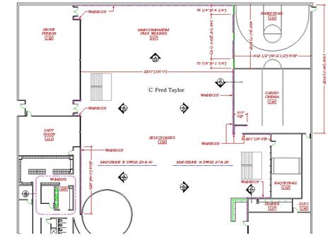 Gym Floor Plan Autocad - floorplans.click