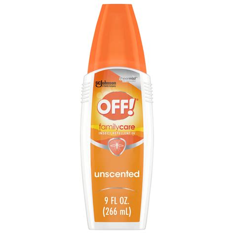 OFF! FamilyCare Mosquito Repellent Unscented Bug Spray, 9 oz - Walmart.com