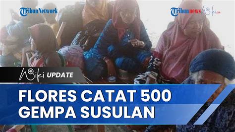 Pasca Gempa Bumi Di Larantuka NTT Pulau Flores Sudah Diguncang 500