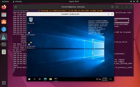 How To Connect Remote Windows System From Linux Command Line