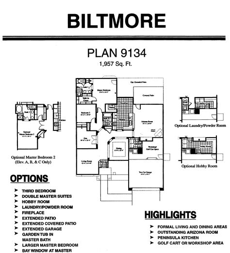 Arizona Biltmore Floor Plan Viewfloor Co