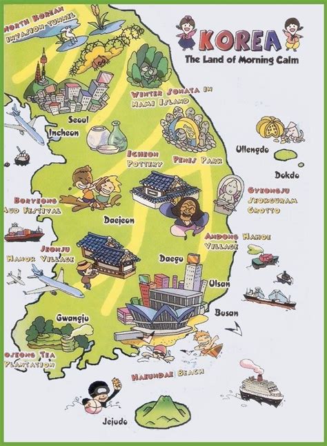 Mapas Y Planos De Corea Del Sur Conmimochilacuestas